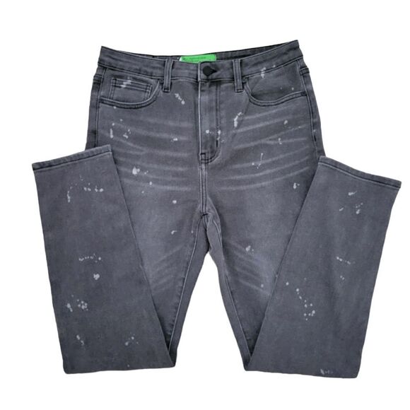 NWT Free People × Sandrine Rose Polka Grey Jeans - Picture 2 of 5